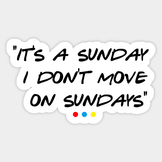 It's a sunday Sticker by aytchim